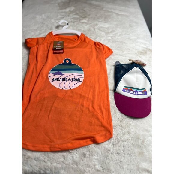 Arcadia trail logo tee and hat dog size XXL - Picture 4 of 10